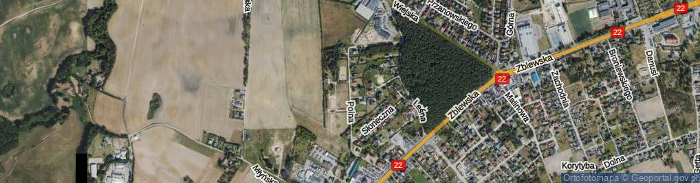 Zdjęcie satelitarne Polna ul.